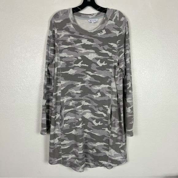 Athleta Camouflage Balance Printed Dress XL - Picture 1 of 8